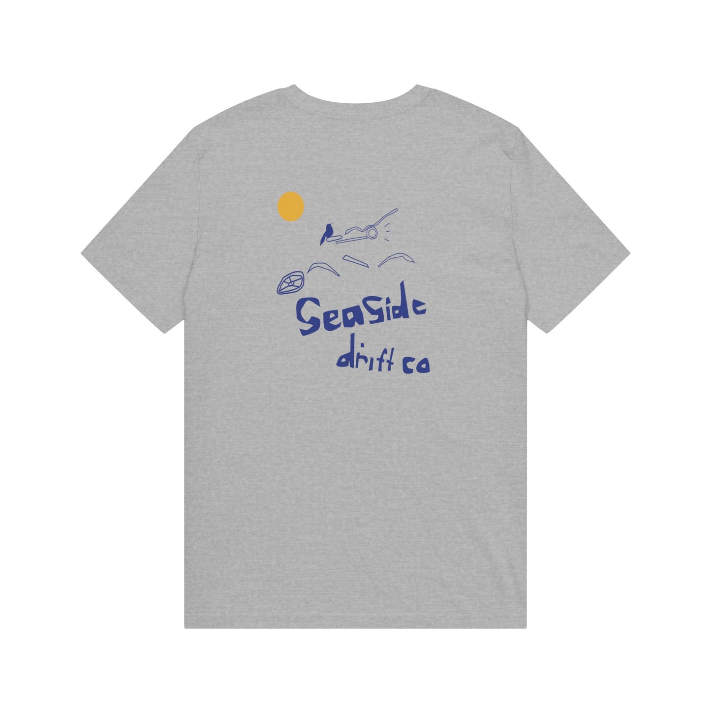 Seaside Drift Co. Graphic T-Shirt — Minimal Beach Illustration Tee