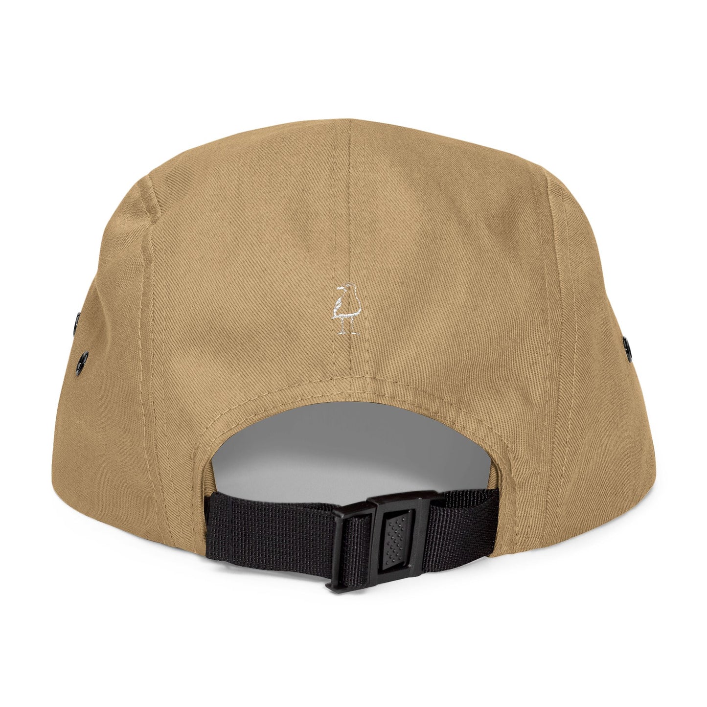 Seaside Bird Embroidered 5-Panel Cap