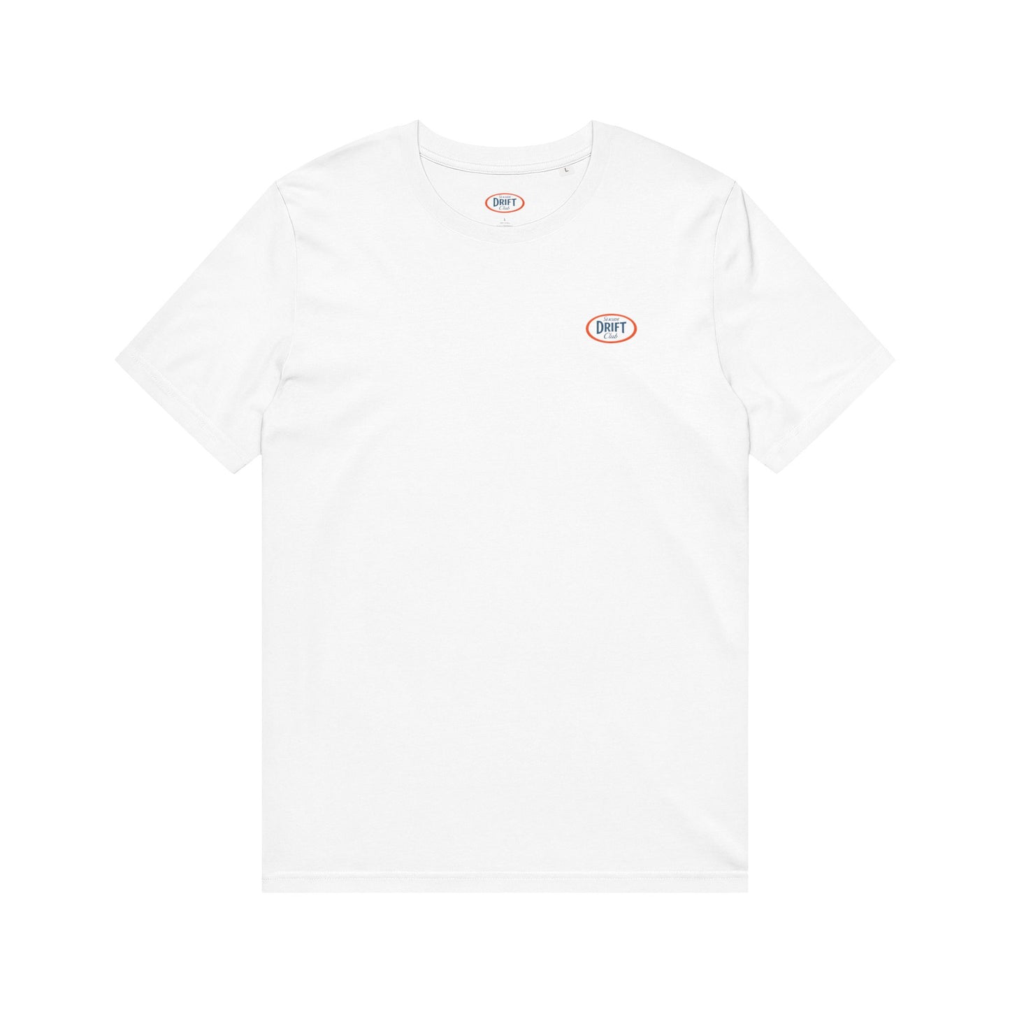 Seaside Drift Club T-Shirt – Coastal Vintage Surf Logo Tee