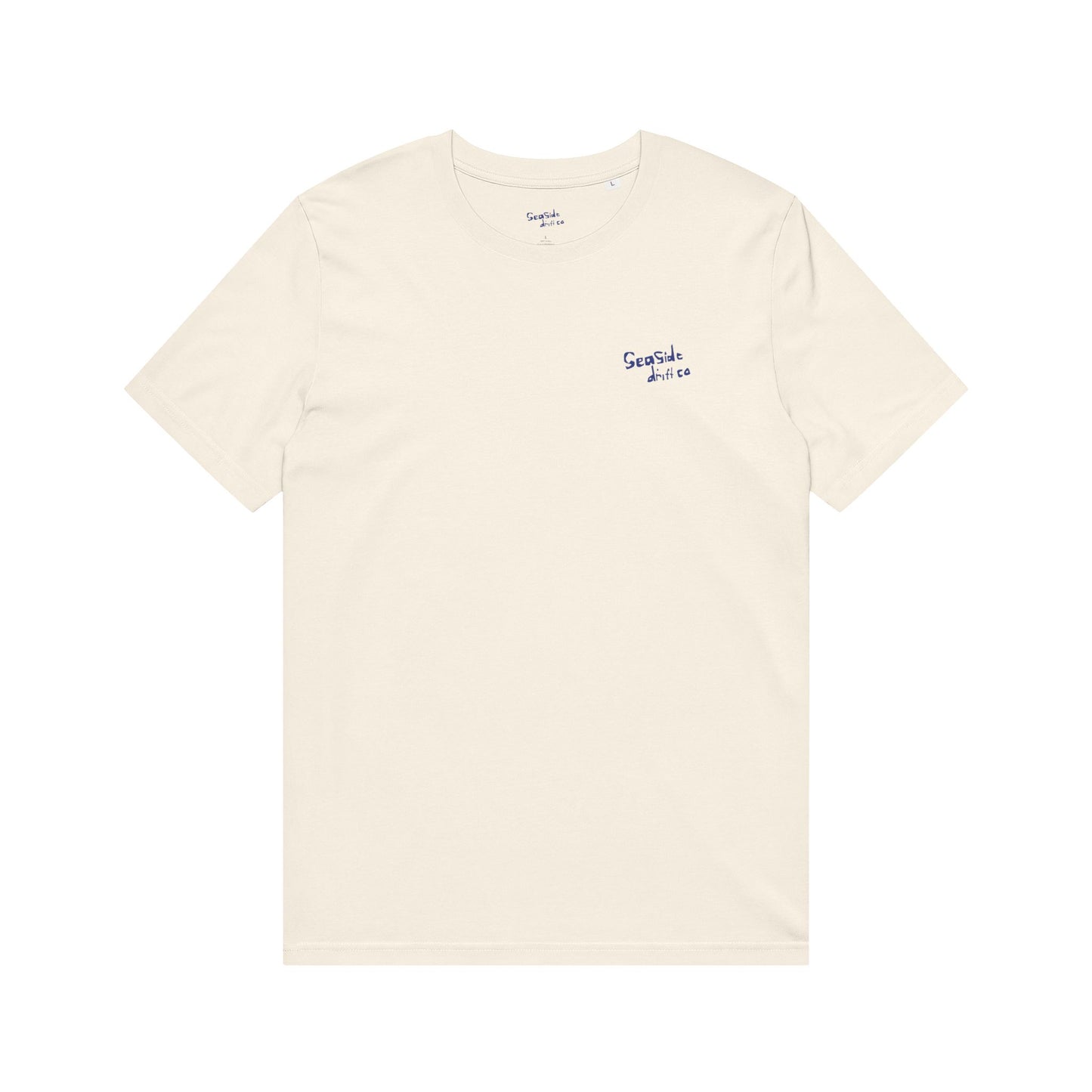 Seaside Drift Co. Graphic T-Shirt — Minimal Beach Illustration Tee