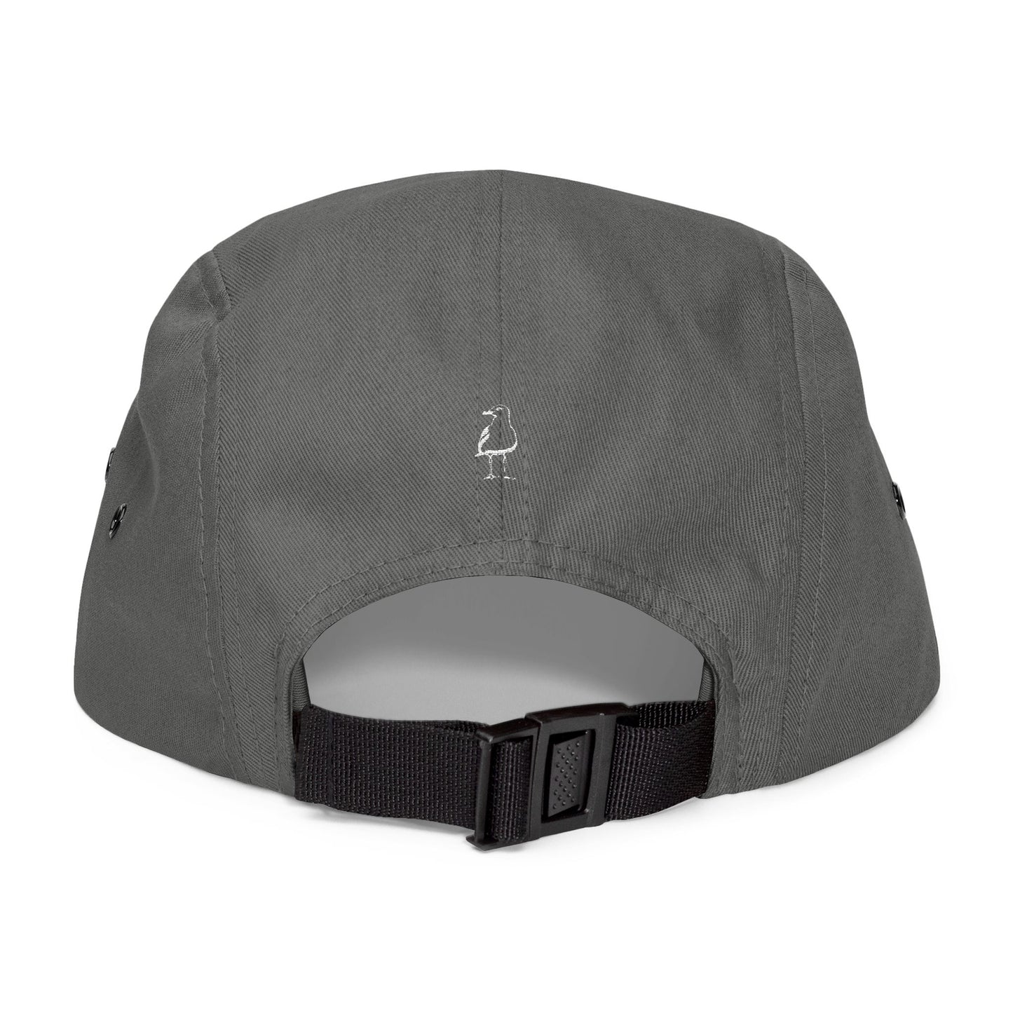 Seaside Bird Embroidered 5-Panel Cap