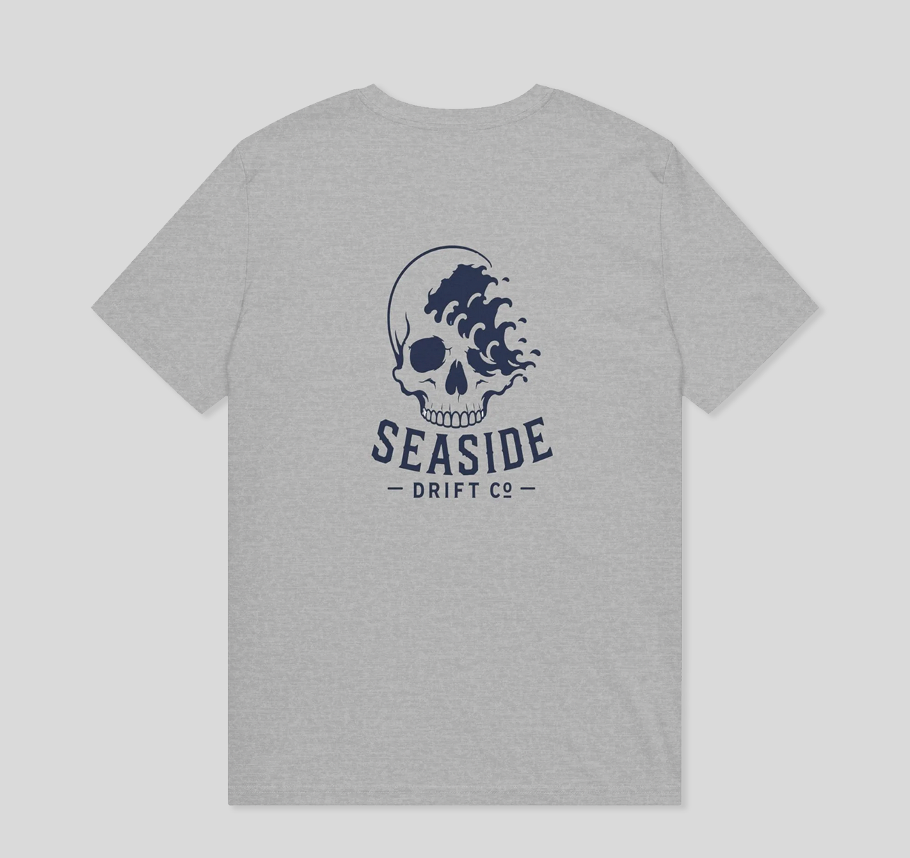 Seaside Drift Skull Wave Tee